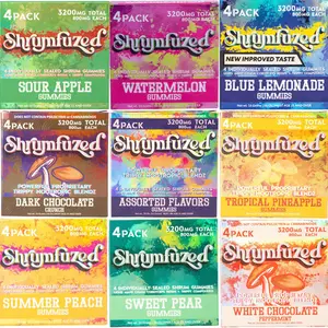 HOT 2025 !!! Shrumfuzed 4pk Gummies (3200mg) - 1 Box