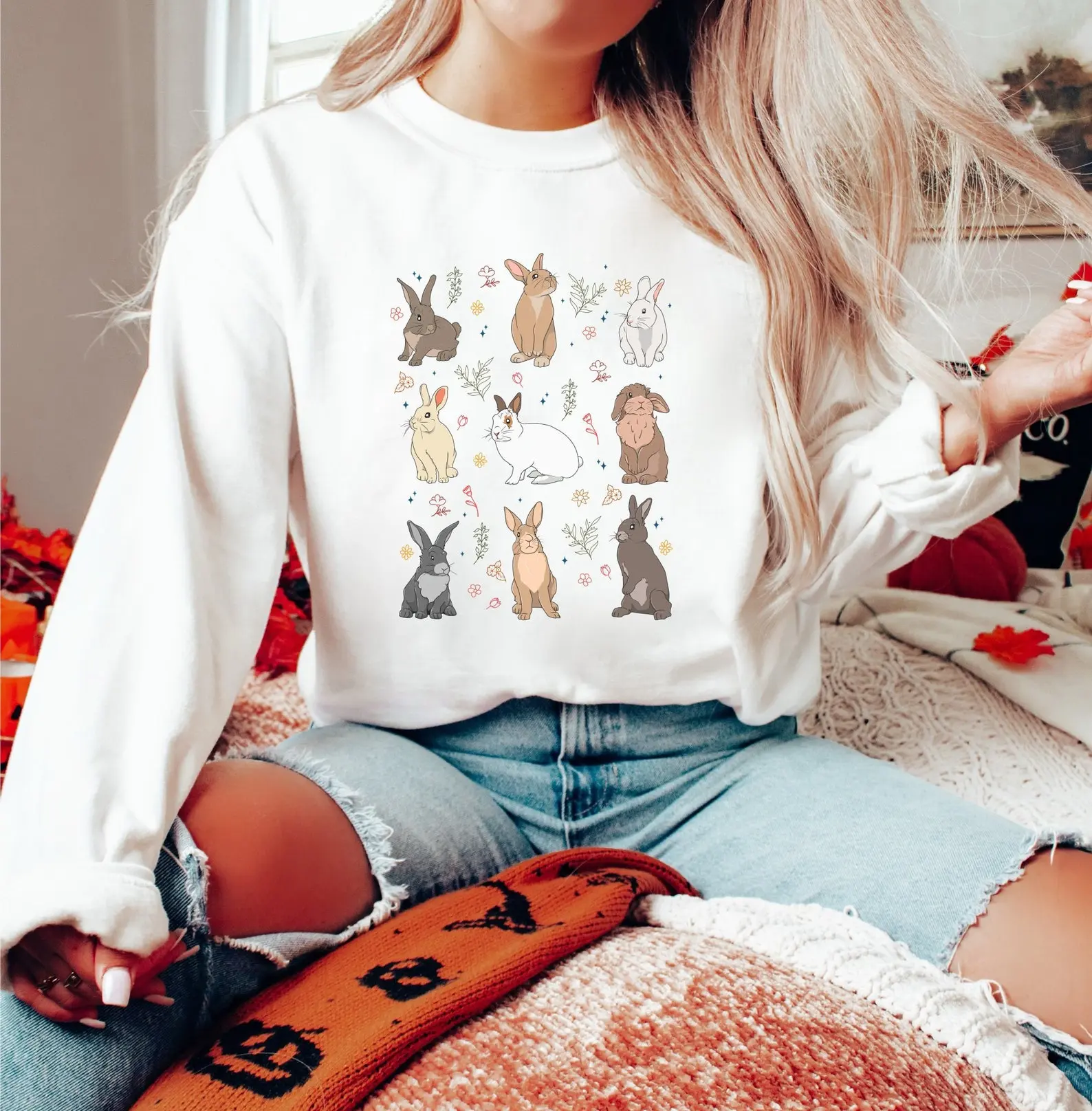 Custom Bunny Lover T-Shirt - Cute Personalized Rabbit Tee Gift for Bunny Mamas
