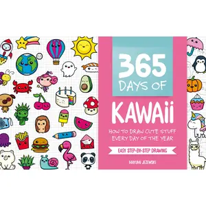 USED-365 Days of Kawaii: How to Draw Cute Stuff Every Day of the Year by Jezewski, Mayumi (Paperback)