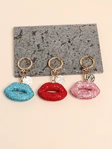 Shiny Mouth DIY Handmade Accessory Fashion Keychain Bag Charm, Sparkling Large Mouth Pendant, Perfect for Bags and Keys