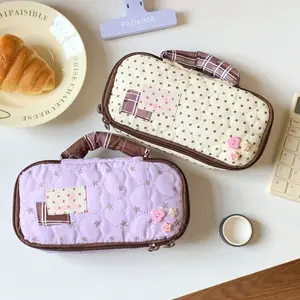 Girls' Stationery Storage Pen Case, Simple Large Capacity Pencil Bag for Middle School Students, Essential School Supply Organizer, Stationery Supplies