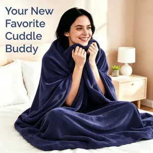 Flannel Blanket Ultra-Soft Fleece Blanket, Available in Multiple Sizes - Luxurious Flannel Fleece Blanket - Lightweight design, perfect for sofas, beds, and chairs - Thick, warm, and breathable - Comfortable, anti-static bedding suitable for all seasons