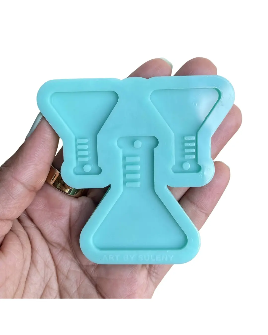 Chemistry Beacker Silicone Mold Nurse Medical Earrings Making