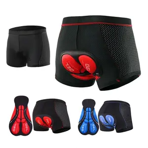 Men's Bicycle Riding Shorts with Shock Absorption,Compression Fit Cycling Pants, Elastic Waistband, All-Season Mountain & Road Bike Shorts for Men - Non-Transparent Athletic Bike Shorts
