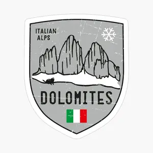 Italy Emblem Sticker - Cute Sticker - Waterproof Sticker - Bumper Sticker 3x3 inch - Vinyl Sticker Decal for Car Laptop Wall Window Water Bottles Decor Decorative