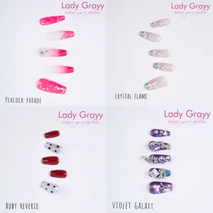 【Ladygrayy_Beauty】Choose Your Fav Press on Nails - 10pc Nails