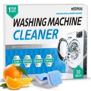 30-Count Washer Cleaner Tablets – Safe for All Machines – Removes Odor, Limescale & Residue Build-Up 30-Count Washer Cleaner Tablets – Safe for All Machines – Removes Odor, Limescale & Residue Build-Up