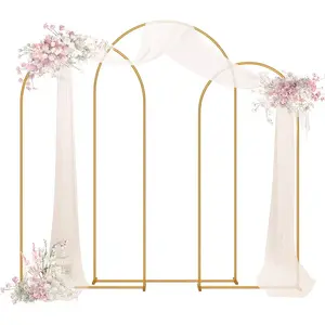Metal Arch Background Stand Set, Wedding Arch Frame, Birthday Party Decor, Bachelorette Shower, Graduation Ceremony