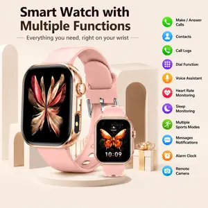 Unisex Smartwatch with Breathing Training, Heart Rate Monitor, Voice Assistant, 110+ Sports Modes, Fitness Tracker, Lightweight Design
