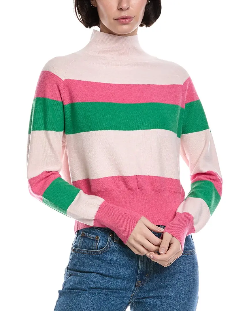 Brodie Cashmere Mock Neck Cashmere-Blend Sweater