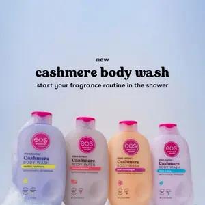 Eos Shea Better Cashmere Body Wash & Body Lotion - Gently Cleansing & pH-Balanced, 24-Hour Moisture for Dry Skin, Skin Care - Comfort Scent Moisturizer Hydrating Moisturizing Fragrance Cosmetic