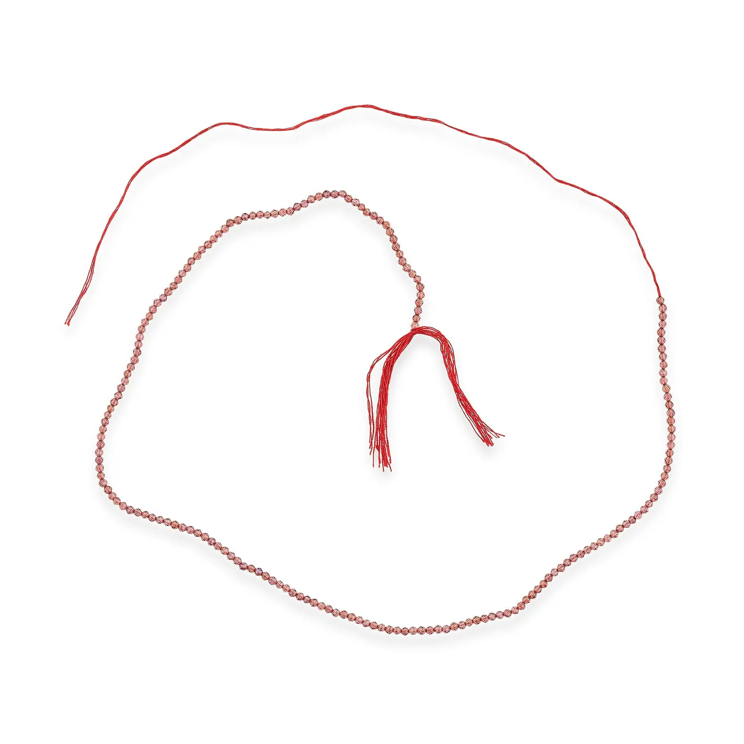 GCS Mozambique Garnet Beaded Strand (12.50 Inches) 11.75 ctw