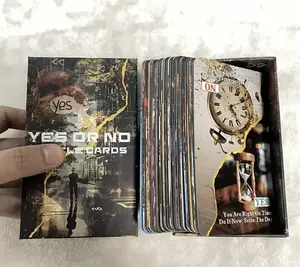 Divination Oracle Yes or No Tarot Card Game with Beginner-Friendly Keywords Classic Crystal Tarot Cards for Personal Reflection and Insight