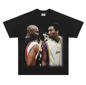 KOBE AND JORDAN Vintage Tee, Kobe Bryant And Michael Jordan T-Shirt, Unisex Basketball Shirt, Hip Hop Graphic Tees, Gifts Shirt, Menswear Womenswear Streetwear