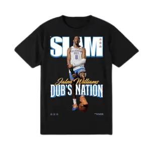 SLAM Jalen Williams Dub’s Nation shirt, Basketball Star Graphic Vintage shirt for Fans, Game Day Streetwear Gift
