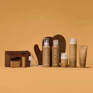 The Complete Package - Incl. tanning mousse, tan mist, gradual face & body tan, travel tan, tanning & exfoliating mitt, back mitt, face & body brush.