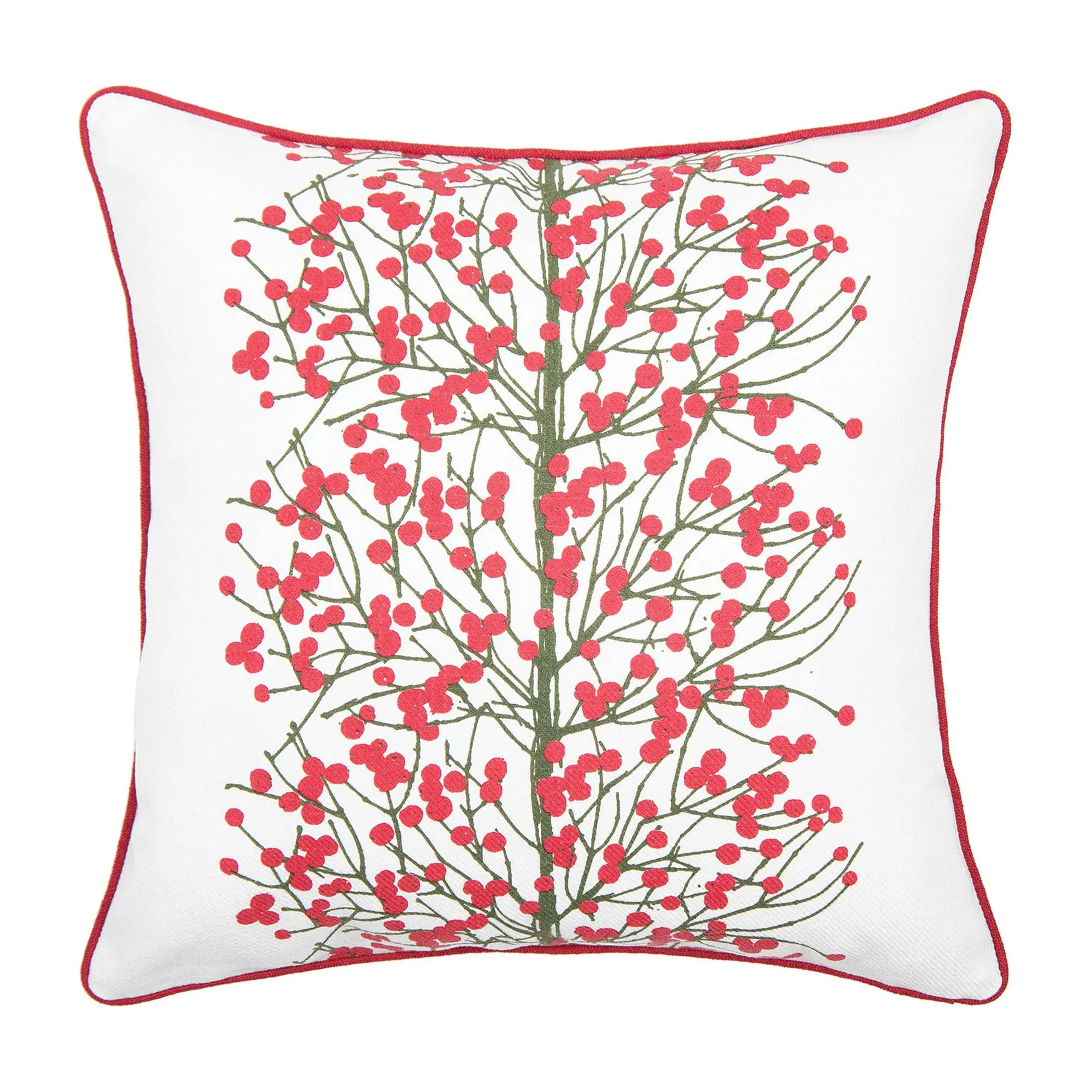 18" x 18" Berries Throw Pillow by Valerie