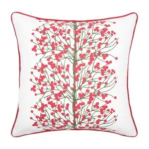 18" x 18" Berries Throw Pillow by Valerie