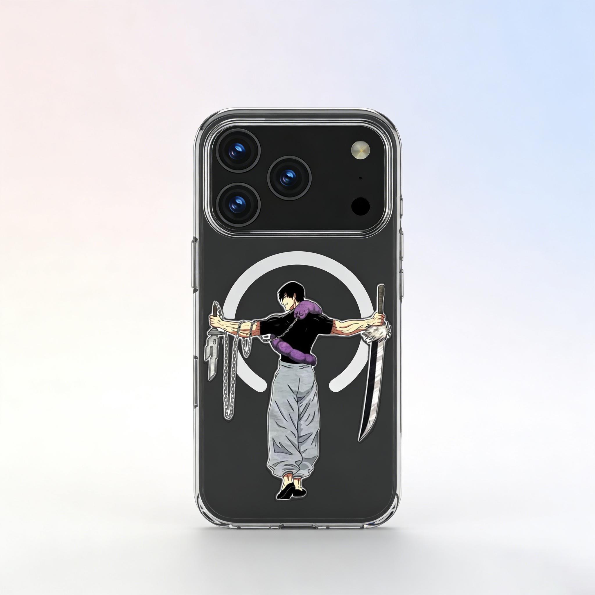Magnetic phone case featuring the anime "Jujutsu Kaisen" for iPhone 17, 16, 15, 14, 13, 12, and 11 - Stylish design, the perfect holiday gift for fans!
