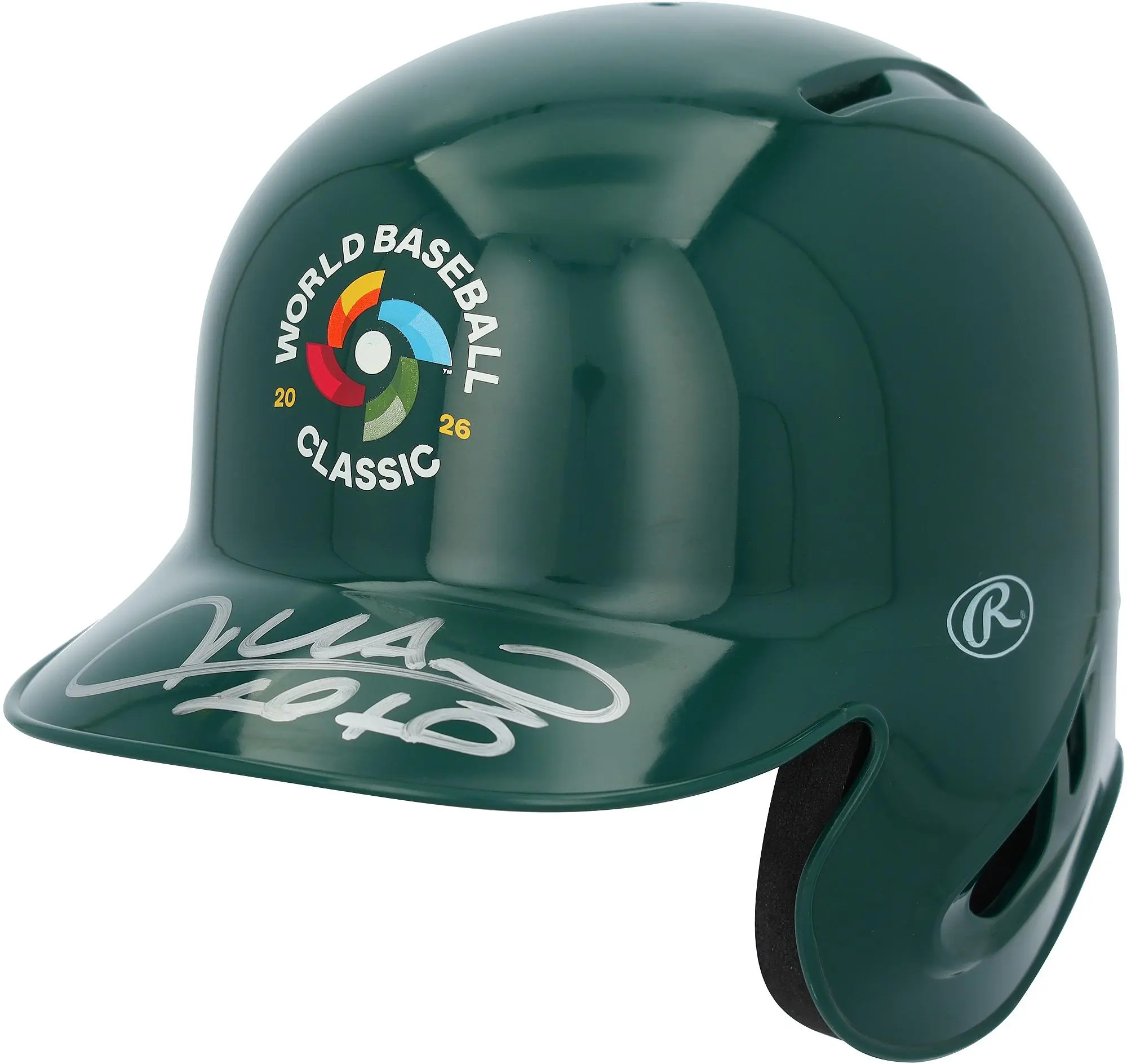 Juan Soto New York Mets Autographed 2026 World Baseball Classic Logo Mini Batting Helmet - Fanatics Authentic Certified