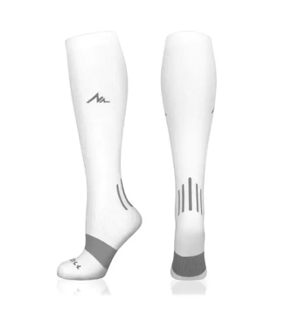 NEWZILLWOMEN'S 24-SEVEN (20-30MMHG)-White with Gray