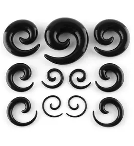 Black Acrylic Spirals Black Acrylic Spirals