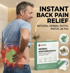 30 Count Lower Back Herbal Heat Patches Value Box, Hypoallergenic Gentle Body Care, Disposable Ice, Soothing Warm Therapy for Lumbar Support, Pain Relief & Relaxation for Athletes, Drivers, Office Workers spine multi-use bone cold knee daily long-lasting