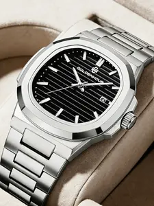 Men's Luxury Quartz Watch, Business Style Timepiece, Elegant Design for Daily Wear & Professional Settings