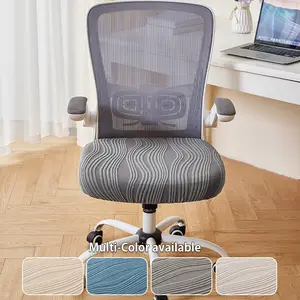 Elastic Gingham Chair Cover for Restaurant & Office Chairs, Fits Most Chairs, Protects Furniture, All Seasons Use