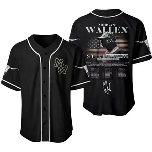 Western Wallen Country Aesthetic Apparel Baseball Jersey, Country Music Shirt, Tour 2026 Fan Gift, Still The Problem Tour 2026 Short Sleeve Shirt, MW Fan Merch