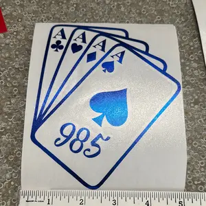 Cards decal - any area code !