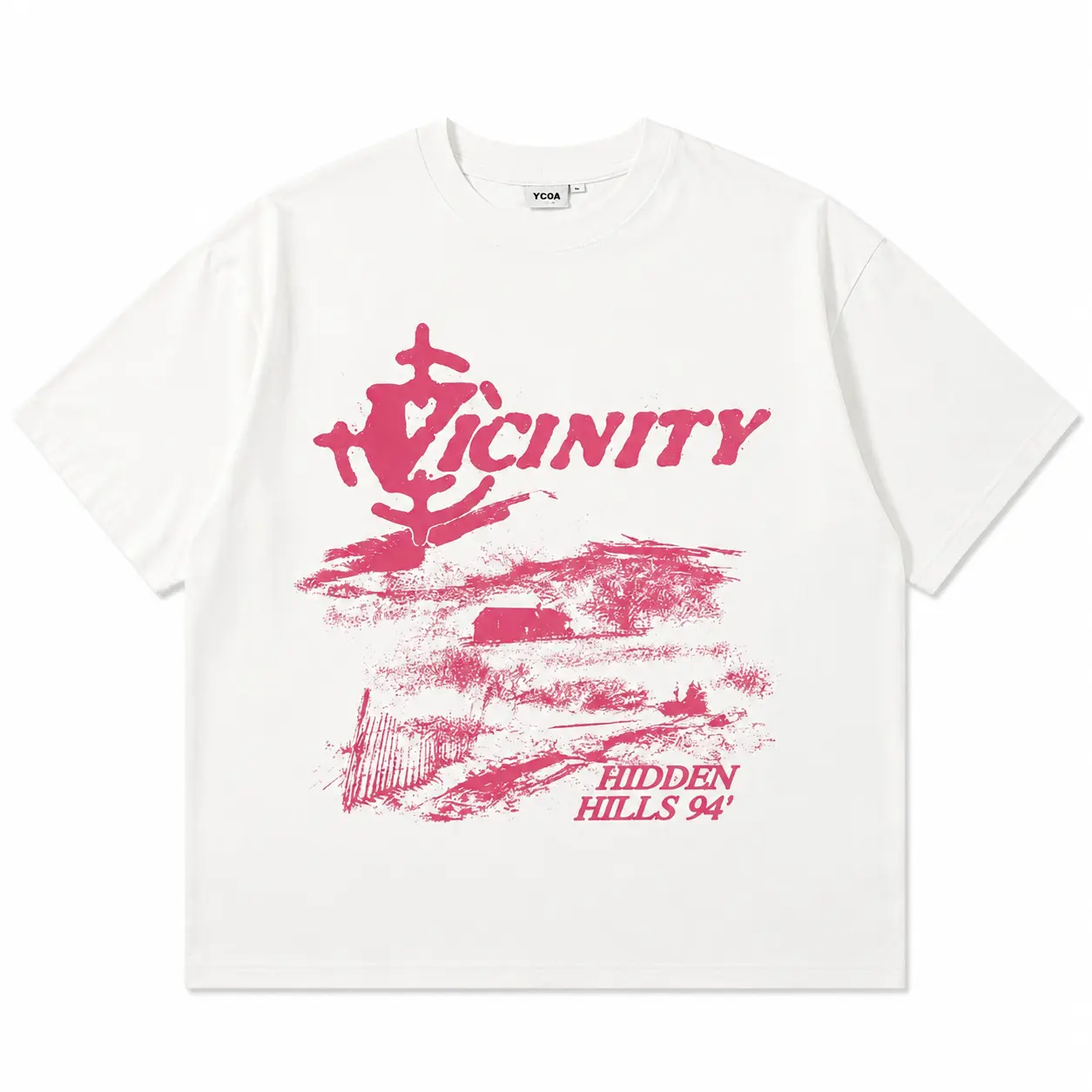 Vintage Bold Graphic Short-Sleeve T-Shirt for Men - Retro Urban Art Print, Oversized Street Fashion Style, Soft Daily Wear Casual Summer Top Breathable Cargo, Everyday