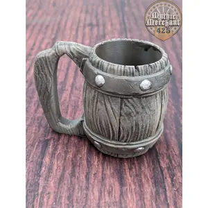 Tavern Style 3D Printed Can Holder- Mythic Mugs Collection by Ars Moriendi 3D- Quench Your Thirst for Adventure!