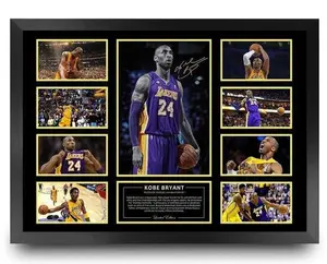 KOBE BRYANT LA LAKERS SIGNED PHOTO LIMITED EDITION No No Framed MEMORABILIA