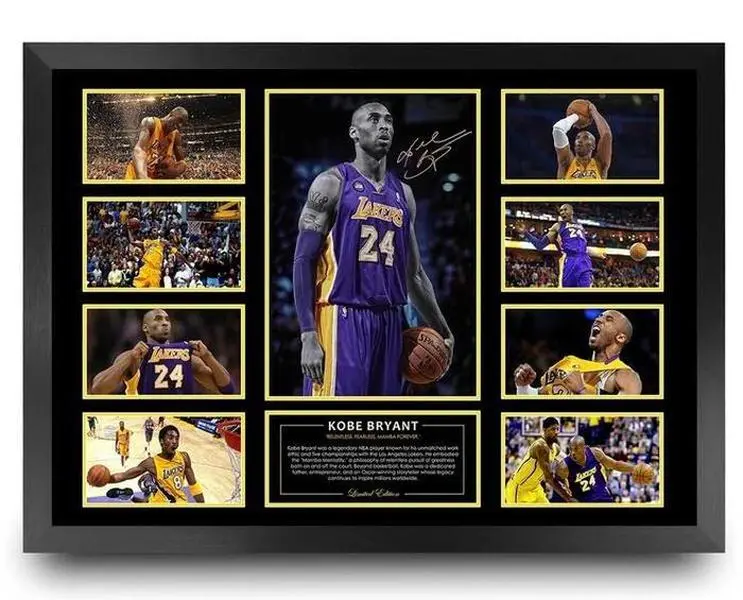 Legend Signed Unframed Print, Limited Edition Memorabilia Kobe Bryant Poster