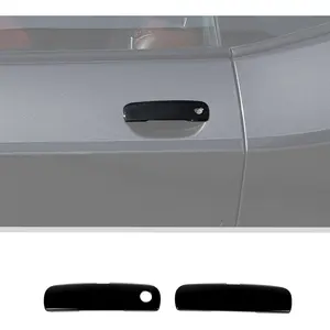 for Challenger Door Handle Cover Trim Embellishment Fit for 2012-2025 Dodge Challenger Exterior Accessories 2pcs Black