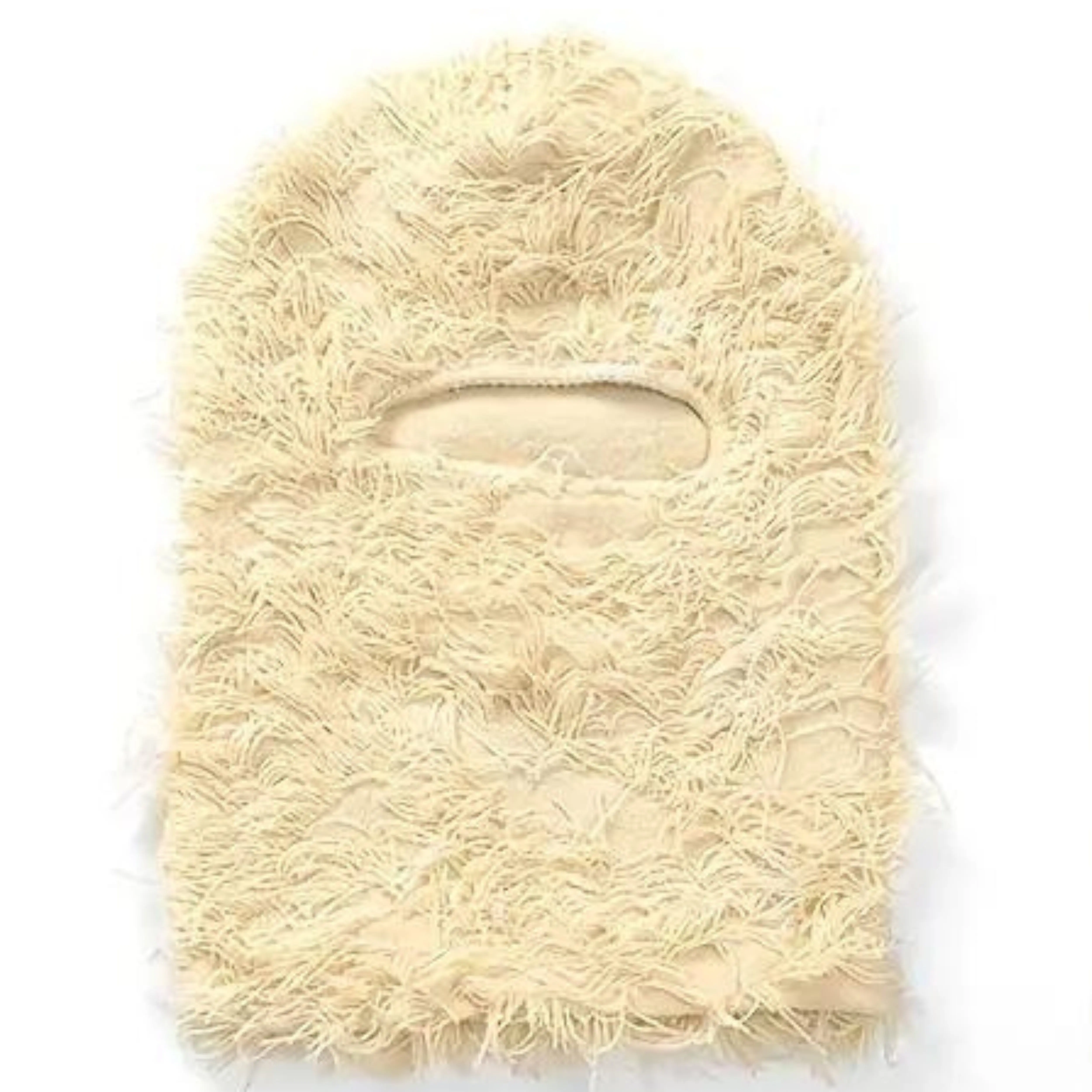 Cream Yeat Distressed Balaclava Ski Mask