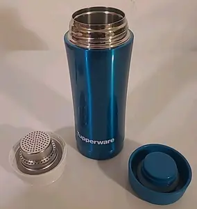 Tupperware Insulated Tumbler Travel Coffee/Tea Mug 14oz - Perfect for On-the-Go, Insulated Design, Easy to Carry, Ideal for Coffee and Tea Lovers