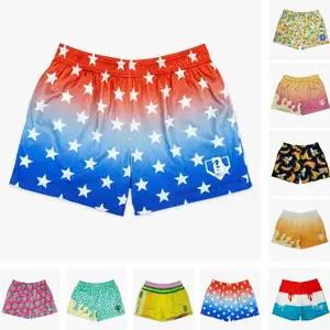 Ice Cream Mesh Shorts Men Breathable Quick Dry Summer Shorts Streetwear Basketball Athletic Shorts