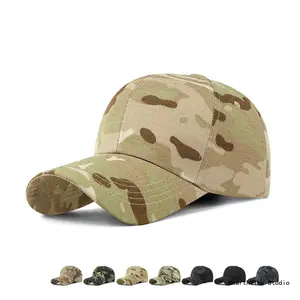 Unisex Tactical Look Baseball Cap - Spring Series, Plaid Camo and Python-Scale Camouflage Patterns, Structured Crown, Adjustable Fit, Sun-Protective Brim