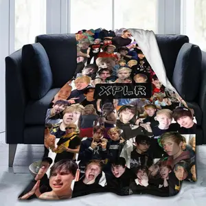 Sam Actors and Colby Blanket Super Soft Flannel Lightweight Blanket Perfect for Sofa Beds All Seasons 50" x 40"