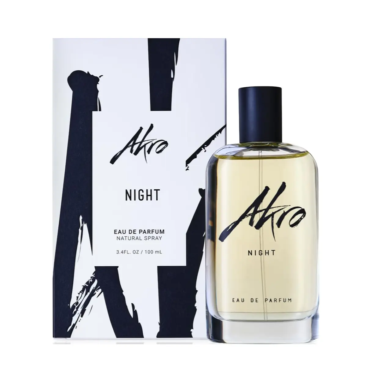 Akro Night for Unisex Eau de Parfum Spray, 3.4 Ounce