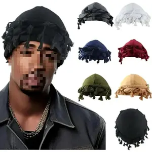 Stylish Vintage Twist Head Wrap for Women and Men - Luxurious Satin-Lined Turban Cap with Halo Design