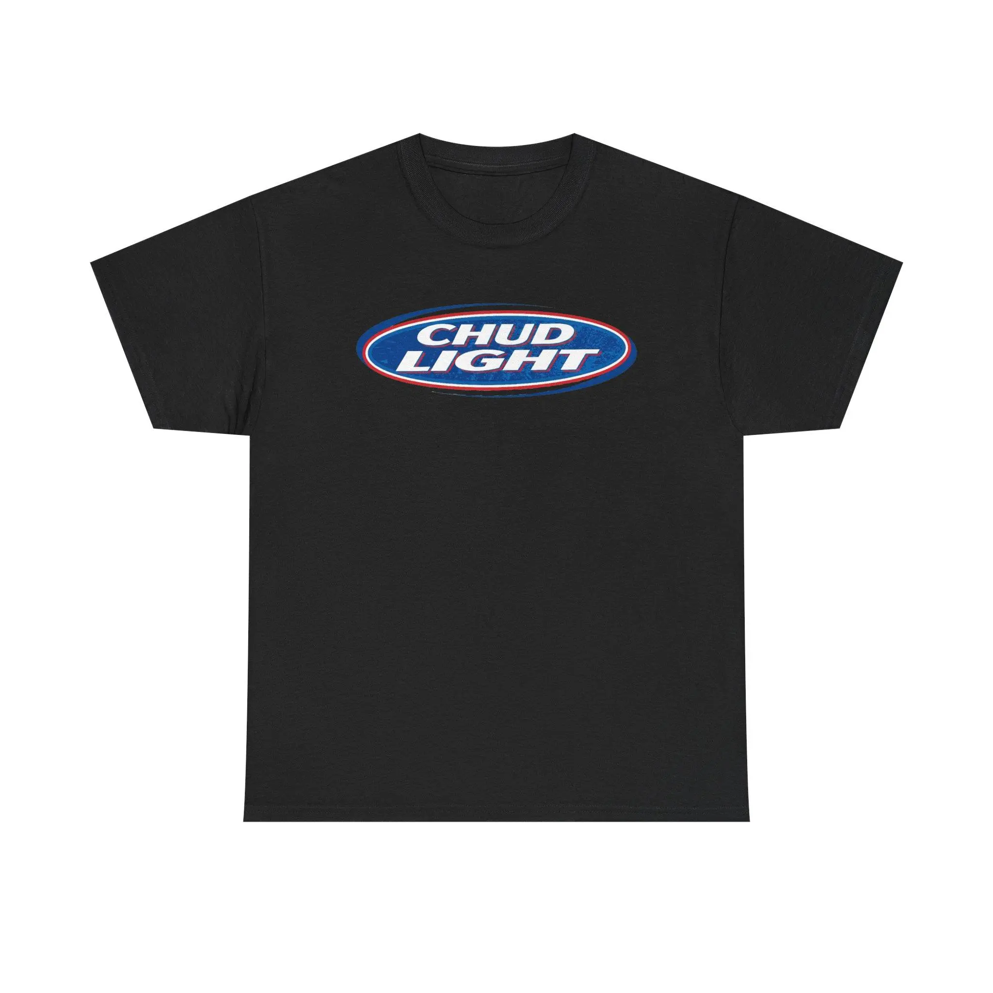 Chud Light Shirt, 100% Cotton Unisex Crewneck Tee, Y2K Graphic Meme T-Shirt for Daily Wear S-5XL