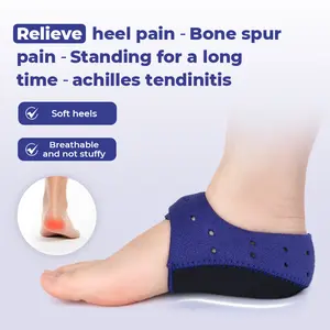 Insole - Used to relieve discomfort in the heel. Protection cover - Tongue-shaped pad. Support device - Suitable for both women and men (blue).