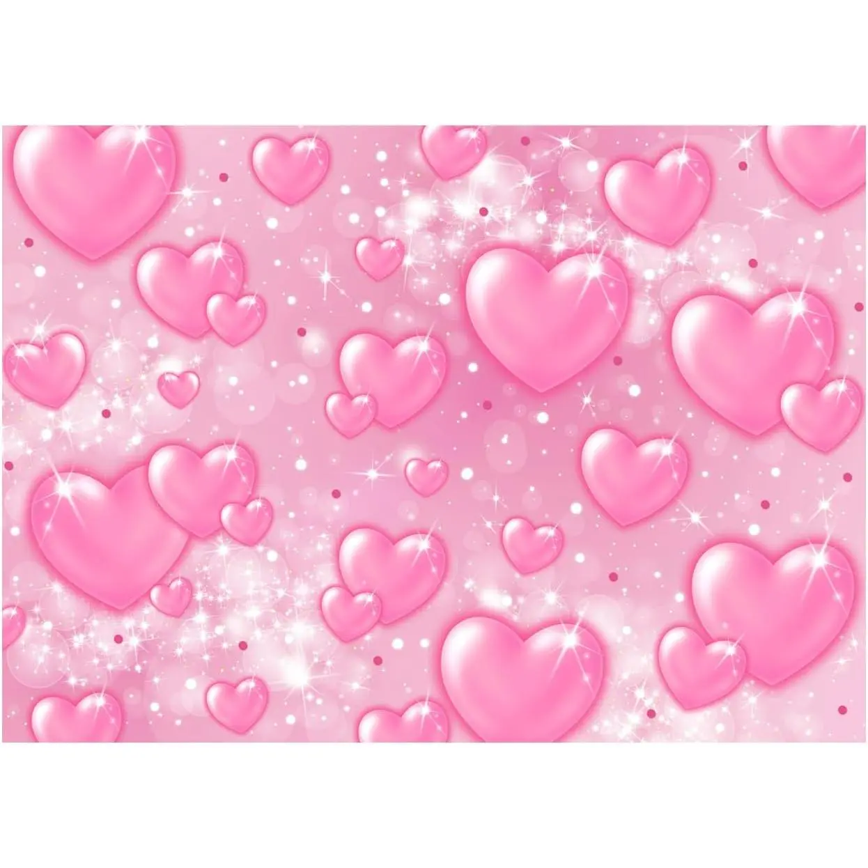 2000s Heart Banner Print Tapestry - Home Decor Accent, Room Art for Beach, Outdoors Use