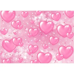 Backdrop 2000s Heart Banner tapestry
