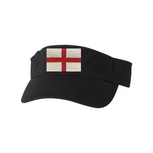 England Flag Embroidered Visor Dad Hat