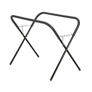 Garvee Portable Folding Work Stand with 750 LBS Capacity, Ideal for Supporting Bumpers, Fenders, Hoods, and as a Work Bench for Garage and Shop Use