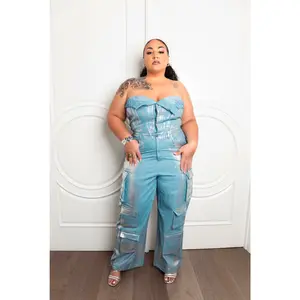 Brat Denim Plus Size Jumpsuit Brat Denim Plus Size Jumpsuit